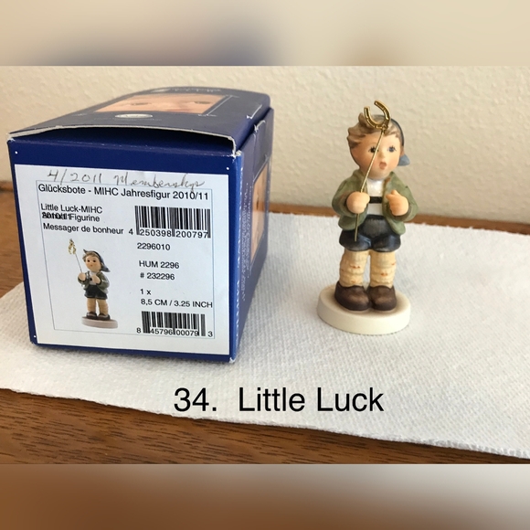 Glucksbote Little luck goebel Hummel vintage 2296 200B 2010/11 - Picture 9 of 17